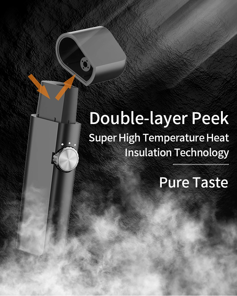 Pluscig K8 3500mAh Device White Black Low Temperature Heating Herbal Sticks